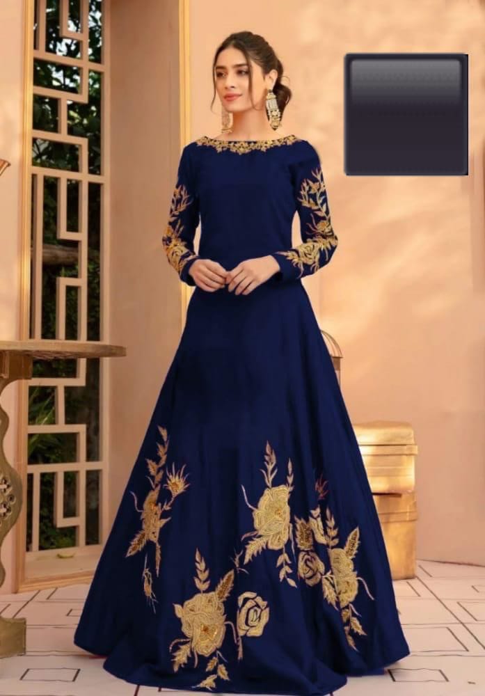 Heavy Embroidery Neck Line , Sleeves & Bottom π