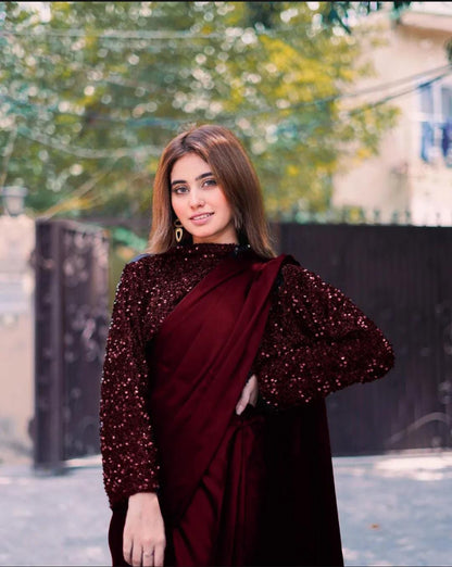 Ready to Wearr stiched saree 🛍️