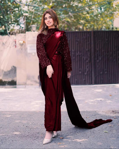 Ready to Wearr stiched saree 🛍️